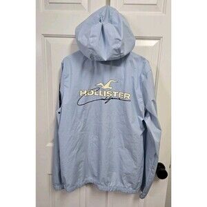 Hollister windbreaker jacket Light Blue Size Large